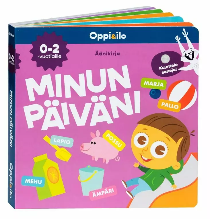 Oppi ja ilo Minun päiväni äänikirja - Kirjat, vihkot ja kirjaimet - 9789526354392 - 1