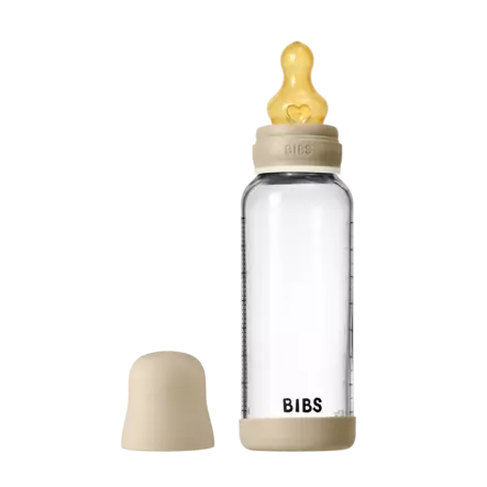 BIBS lasinen tuttipullo yö 240ml - Lasiset tuttipullot - 5713795279463 - 1