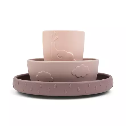 Done by Deer silikoninen ruokailusetti - Ruokailuvälinesetit - 5712643049043 - 1