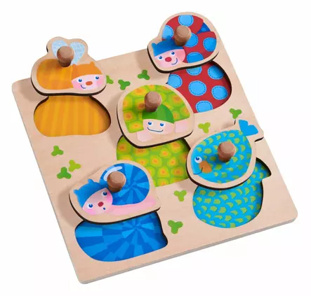 Haba eläimet nuppipalapeli - Palapelit ja muut pelit - 4010168242453 - 1