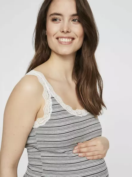 Mamalicious Mlpernille Jersey Strap Top äitiystoppi - Paidat ja topit - 57137571263 - 2
