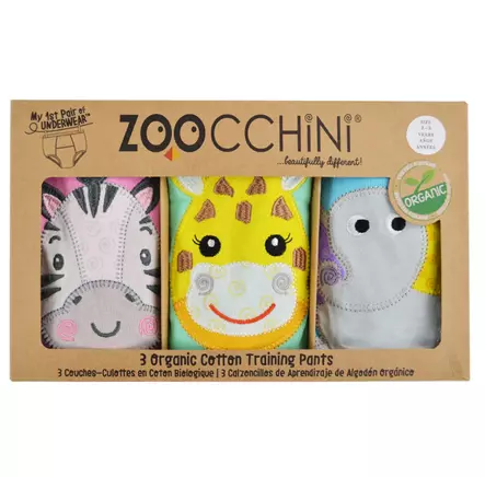 Zoocchini kuivaksiopetteluhousut - Zoo Friends - Koko 3-4 -v. - 8106080353 - 1