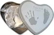Happy Hands 2D sydänkipsikuvakehys - Hopeoidut, kipsi- ja luonnonkumituotteet - 5038278981733 - 2