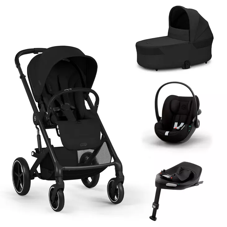Cybex Balios S Lux starttipaketti (Cot S Lux vaunukopalla ja Cloud G3 turvakaukalolla) - Lastenvaunujen starttipaketit - 4063846591123 - 1