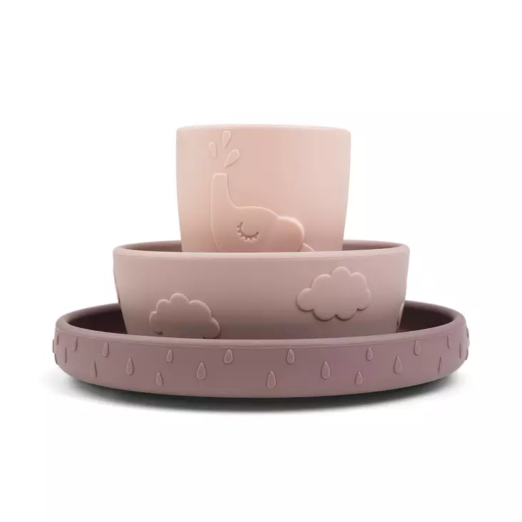 Done by Deer silikoninen ruokailusetti - Ruokailuvälinesetit - 5712643049043 - 1