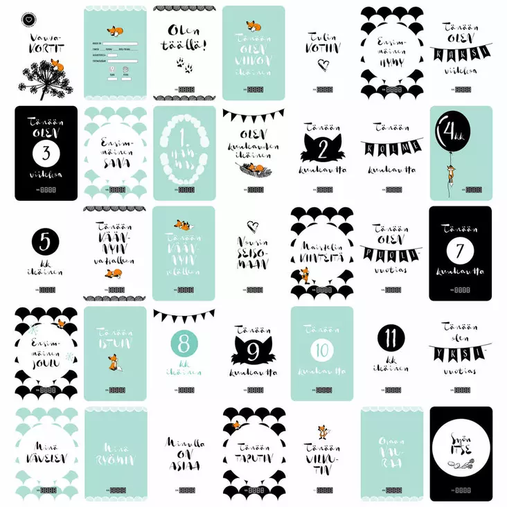 KirpunKoti virstanpylväskortit - Kortit - 06429810998033 - 1