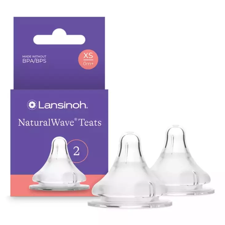 Lansinoh Natural Wave tutti 2 kpl - Tuttipäät, juomanokat ja korkit - 8684779091043 - 1