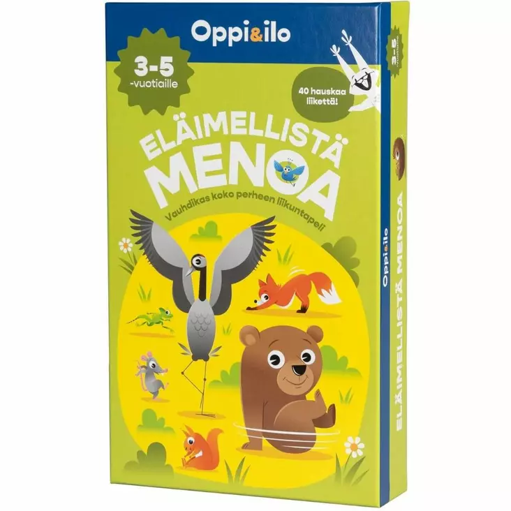 Oppi ja ilo Eläimellistä menoa 3-5v. - Kirjat, vihkot ja kirjaimet - 6430038964243 - 1