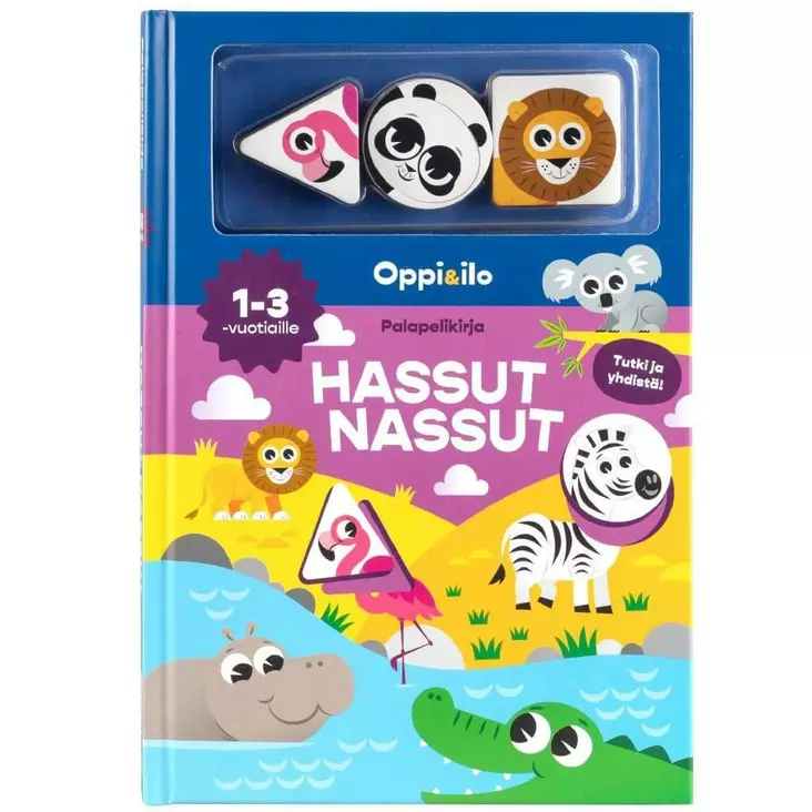 Oppi ja ilo Hassut nassut 1-3v. - Kirjat, vihkot ja kirjaimet - 9789526364933 - 1