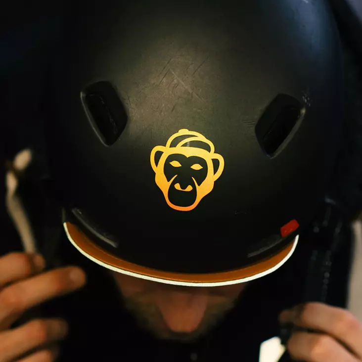 Reflective Berlin heijastavat tarrat kovalle pinnalle - Monkey - Heijastimet rattaisiin - 4260549143733 - 2