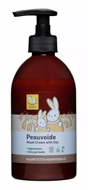 Ainu Pesuvoide Kaura Eco 375ml - Pesuaineet ja rasvat - 6414505163674 - 1