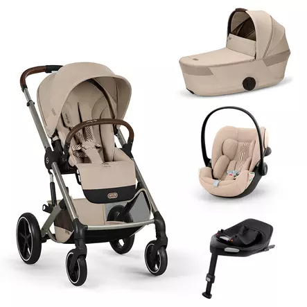 Cybex Balios S Lux starttipaketti (taitettavalla Fold Cot vaunukopalla ja Cloud G3 turvakaukalolla) - Lastenvaunujen starttipaketit - 4063846591124 - 1