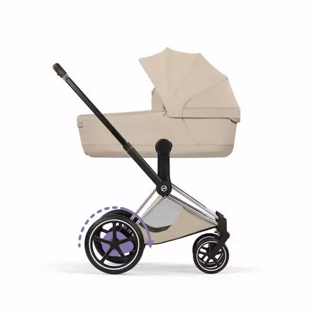 Cybex ePriam Style yhdistelmävaunut (Chrome Brown) - Rattaat ja kuomurattaat - 4063846550604 - 2