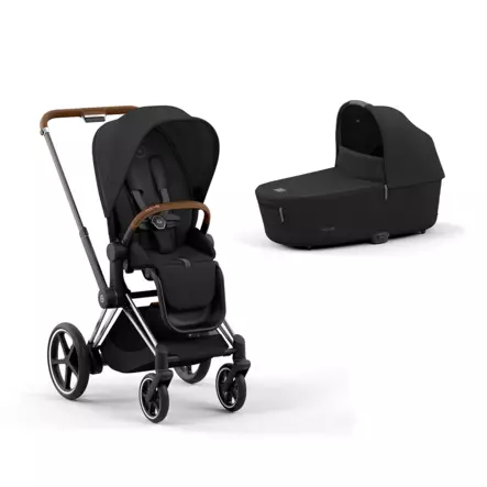 Cybex ePriam yhdistelmävaunut (Chrome/Brown) - Yhdistelmävaunut - 4063854117804 - 1