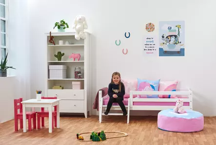 Tikattu patjanpäällinen 9x70x160cm - Fuchsia Pink - 70x160cm - 5706558032894 - 2