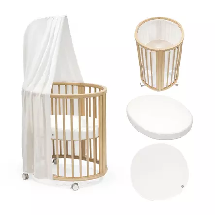 Stokke Sleepi Mini V3 starttipaketti - Pinnasängyt ja juniorisängyt - 7040355911104 - 1