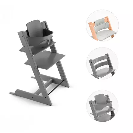 Stokke Tripp Trapp Bundle etukaarella ja pehmusteella - Syöttötuolit - 7040356853014 - 1