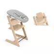 Stokke Tripp Trapp syöttötuoli etukaarella ja Newborn Set -istuimella - Syöttötuolit - 7040355261004 - 1