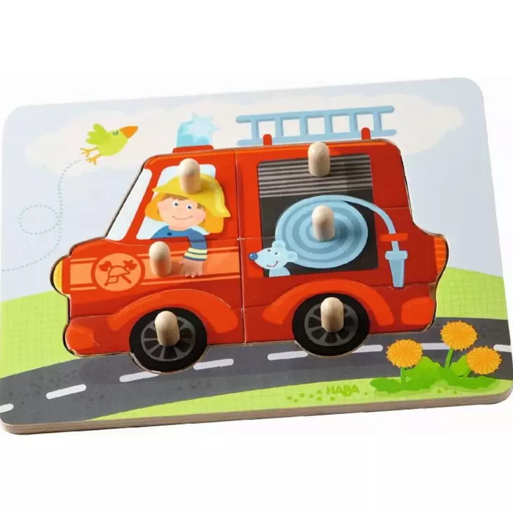 Haba nuppipalapeli paloauto - Palapelit ja muut pelit - 4010168223964 - 1