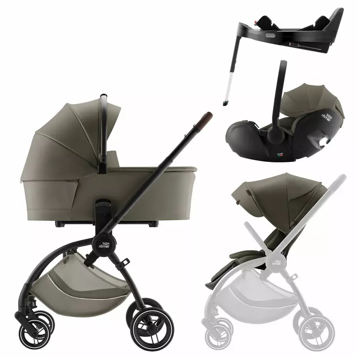 Britax RIO starttipaketti (Baby-Safe Pro turvakaukalolla) - Lastenvaunujen starttipaketit - 4000986418534 - 1