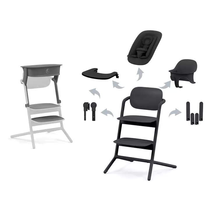 Cybex Lemo 4in1 syöttötuoli Training Tower -lisäosalla - Syöttötuolit - 4063846288114 - 1
