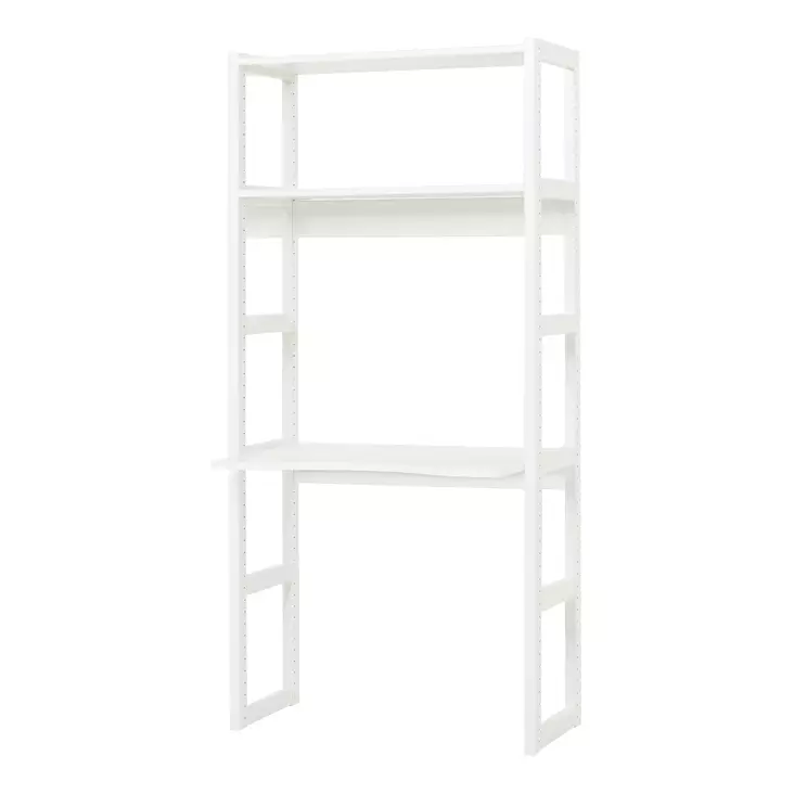 STOREY kokonaisuus, hyllyt 2kpl, pöytälevy, 80 cm - valkoinen - Hyllykokonaisuudet - 5706558036304 - 1