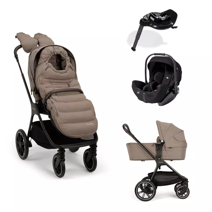 Nuna Triv LX starttipaketti (Joie i-Level Pro turvakaukalolla) - Lastenvaunujen starttipaketit - 930433100204 - 1