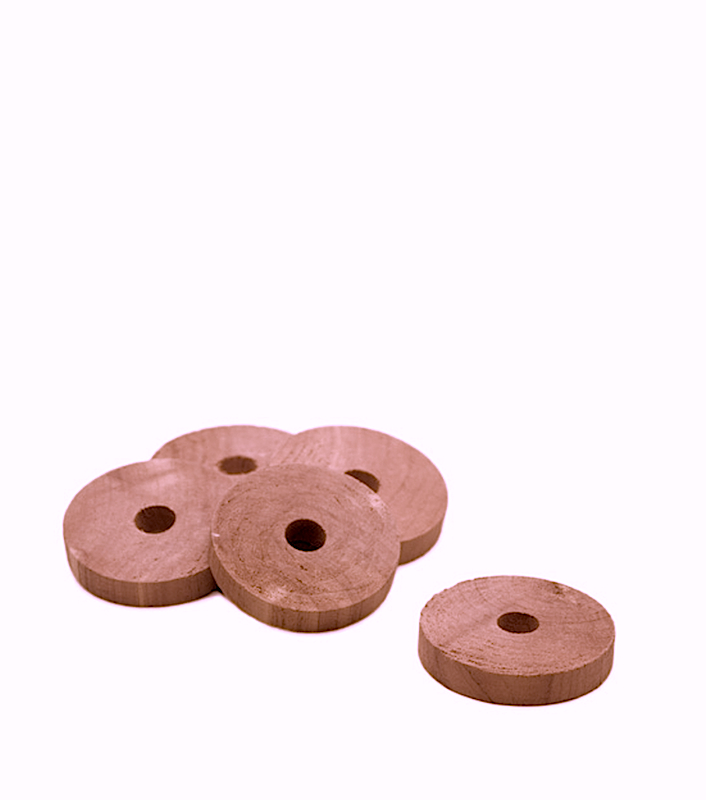 Ruskovilla punaseetrirenkaat 5 kpl - Vaatteiden suojaus - 6414148701004 - 2