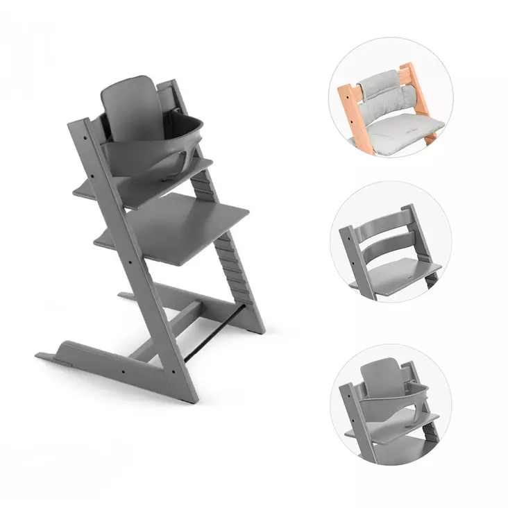 Stokke Tripp Trapp Bundle etukaarella ja pehmusteella - Syöttötuolit - 7040356853014 - 1