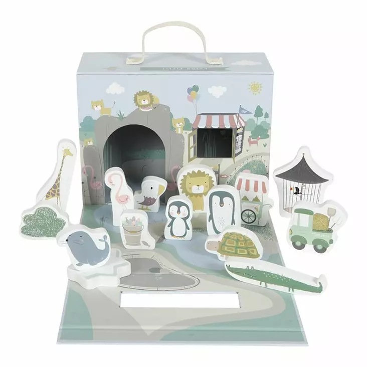 Little Dutch leikkilaatikko ZOO - Aktiviteettilelut - 8713291444454 - 1