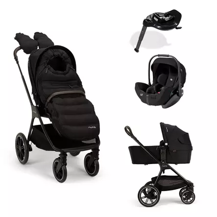 Nuna Triv LX starttipaketti (Joie i-Level Pro turvakaukalolla) - Lastenvaunujen starttipaketit - 930433100205 - 1