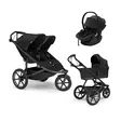 Thule Urban Glide 3 Double tuplarattaat vaunukopalla ja Thule Maple turvakaukalolla - Lastenvaunujen starttipaketit - 8722990496125 - 1