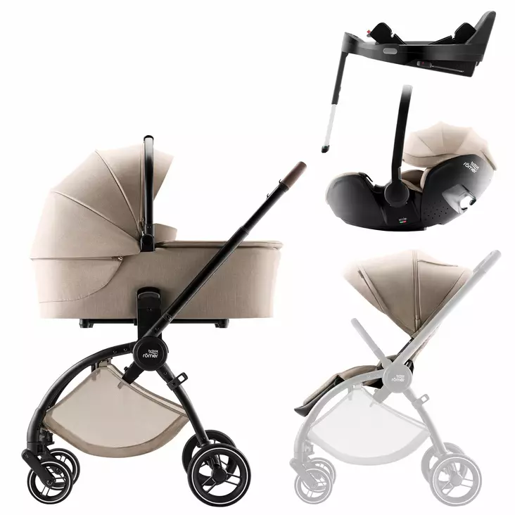Britax RIO starttipaketti (Baby-Safe Pro turvakaukalolla) - Lastenvaunujen starttipaketit - 4000986418535 - 1