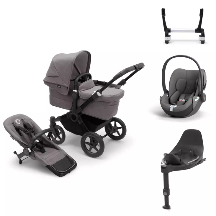 Bugaboo Donkey5 Mono starttipaketti (Cloud T turvakaukalolla) - Lastenvaunujen starttipaketit - 8717447431915 - 1