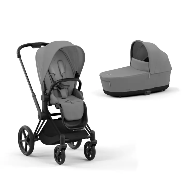 Cybex Priam 4 yhdistelmävaunut (Matte/Black) - Yhdistelmävaunut - 406321521645 - 1