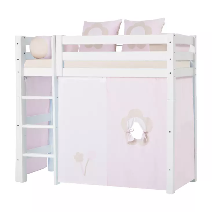 Hoppekids Verho Keskikorkeaan sänkyyn 70x160 cm, Fairytale Flower - Verhot - 5706558031965 - 1