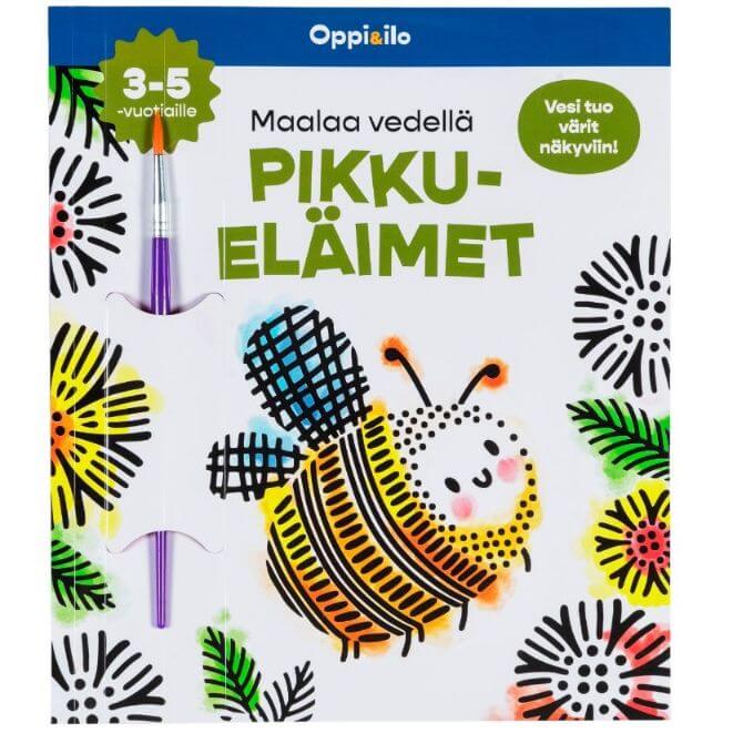 Oppi ja ilo Maalaa vedellä pikkueläimet - Kirjat, vihkot ja kirjaimet - 8782726361765 - 1