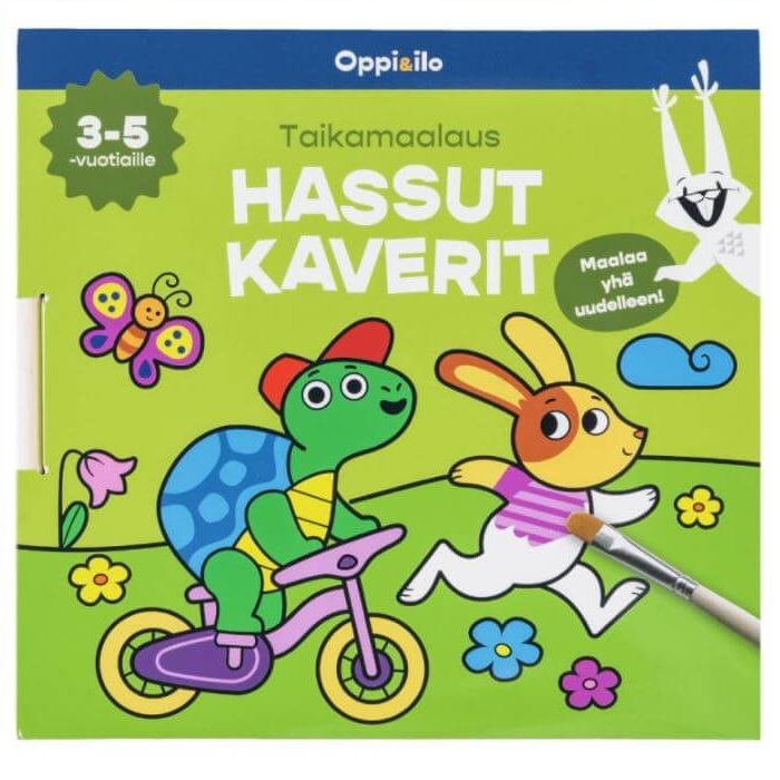 Oppi ja ilo Taikamaalaus Hassut Kaverit - Kirjat, vihkot ja kirjaimet - 9789526354415 - 1