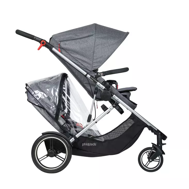 Phil&Teds Voyager sadesuoja - Sadesuojat tuplarattaisiin - 9420015754995 - 1