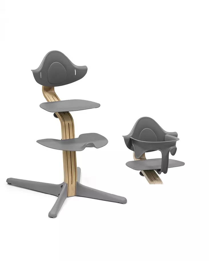 Stokke Nomi tuoli ja Baby Set etukaari -paketti (tammi) - Syöttötuolit - 704035626415 - 1
