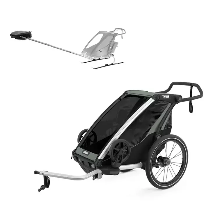 Thule Chariot Lite 1 urheilukärry hiihtosetillä - Urheilukärryt - 872299085215 - 1