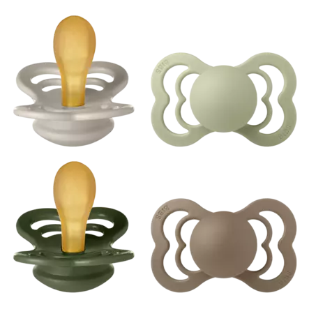 BIBS Supreme tutti 6kk-18 4-pack natural - Tutit - 5713795280346 - 1