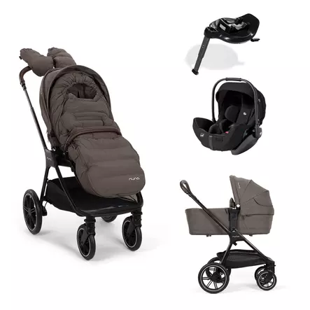 Nuna Triv LX starttipaketti (Joie i-Level Pro turvakaukalolla) - Lastenvaunujen starttipaketit - 930433100206 - 1