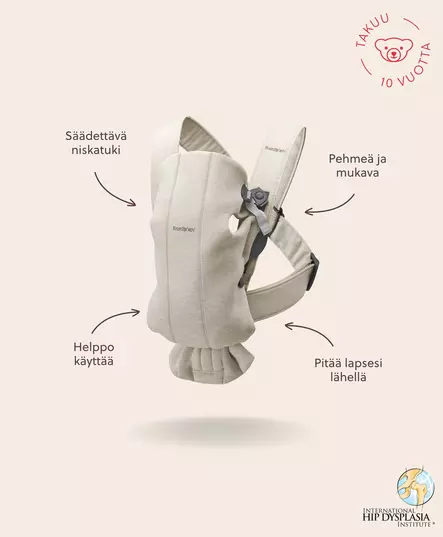 BabyBjörn kantoreppu Mini - Rintareput - 7317680210876 - 2
