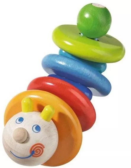 Haba puinen värikäs toukka - Puulelut - 4010168220666 - 1