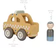Little Dutch taxi hahmolla - Puulelut - 8713291225336 - 1