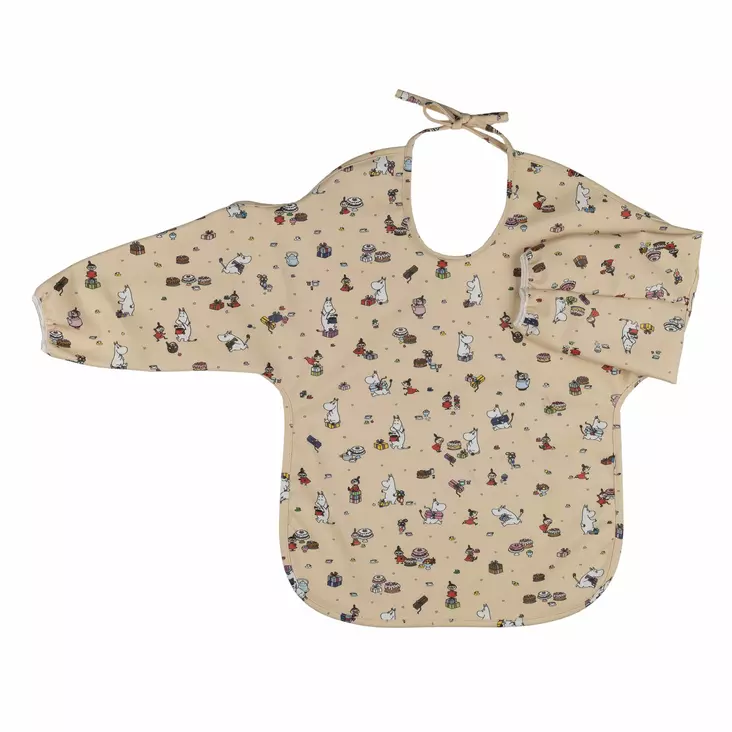 Rätt Start muumi hihallinen ruokalappu - Ruokalaput hihoilla - 7330786061326 - 1