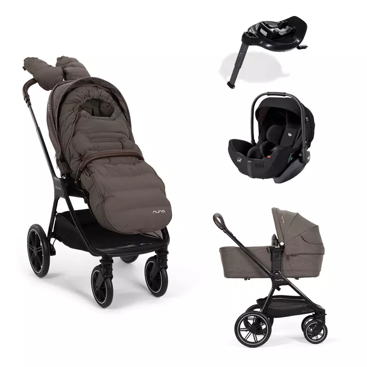 Nuna Triv LX starttipaketti (Joie i-Level Pro turvakaukalolla) - Lastenvaunujen starttipaketit - 930433100206 - 1