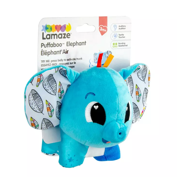 Lamaze Peek n Puff Elephant - Pehmolelut ja ensilelut - 796714274676 - 1