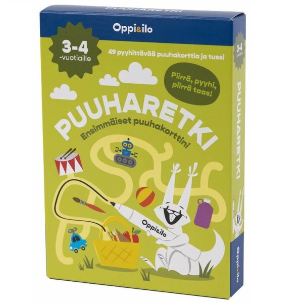 Oppi ja ilo Puuharetki kortit - Kortit - 6430038963796 - 1